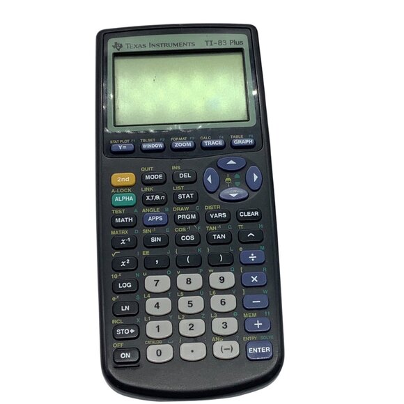Texas Instruments TI-83 Plus Graphing Calculator With Cover WORKS - Picture 3 of 7